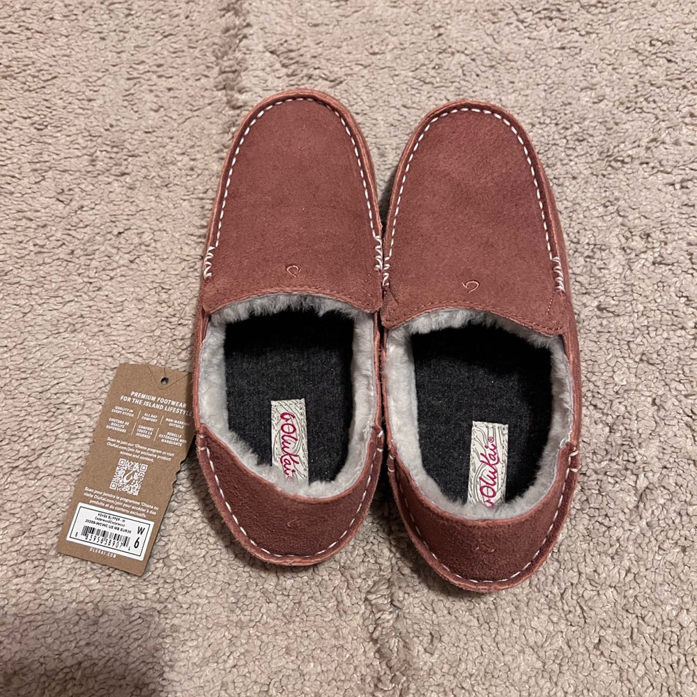 Cozy Pink Suede Slippers